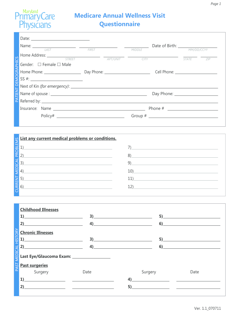 Get and Sign What Diagnosis Code to Use with G0438 Form 2011-2022