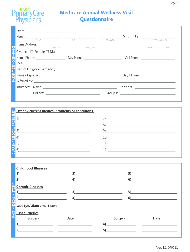  What Diagnosis Code to Use with G0438 Form 2011