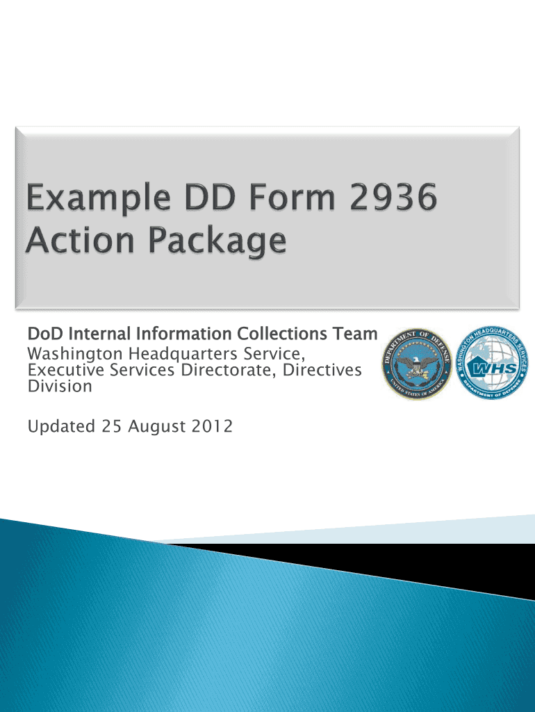 Dd Form 2936