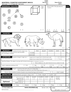 Moca PDF Uk  Form