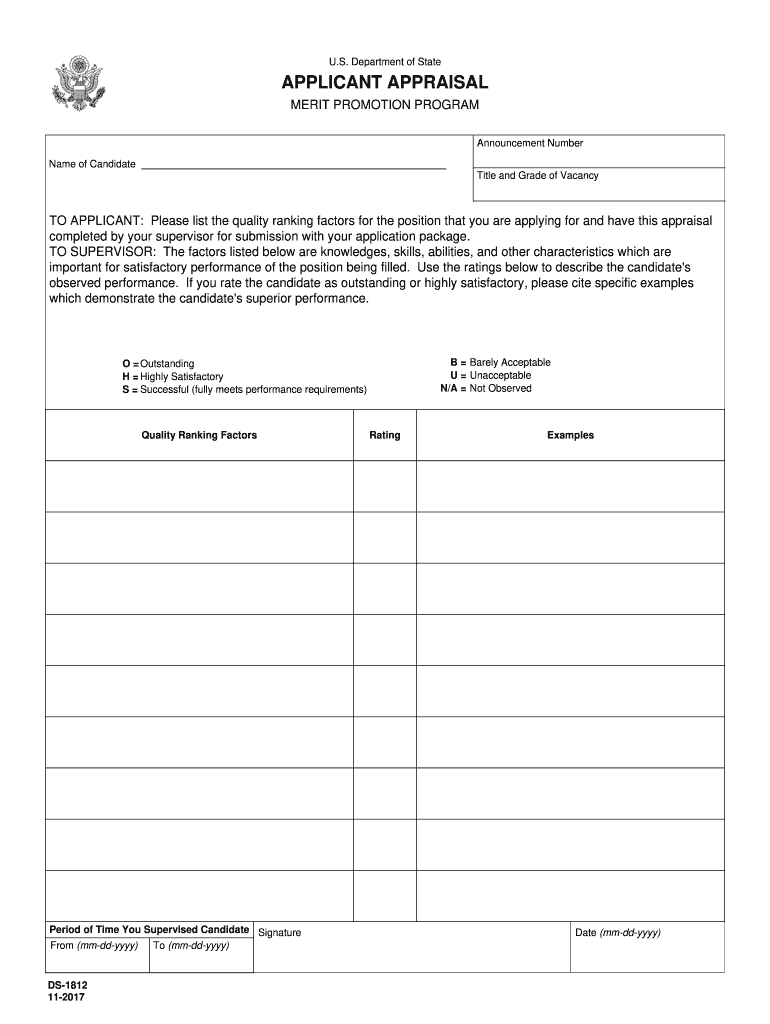  Ds 1812 Form 2017-2024