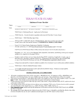 Txsg 2807 Form