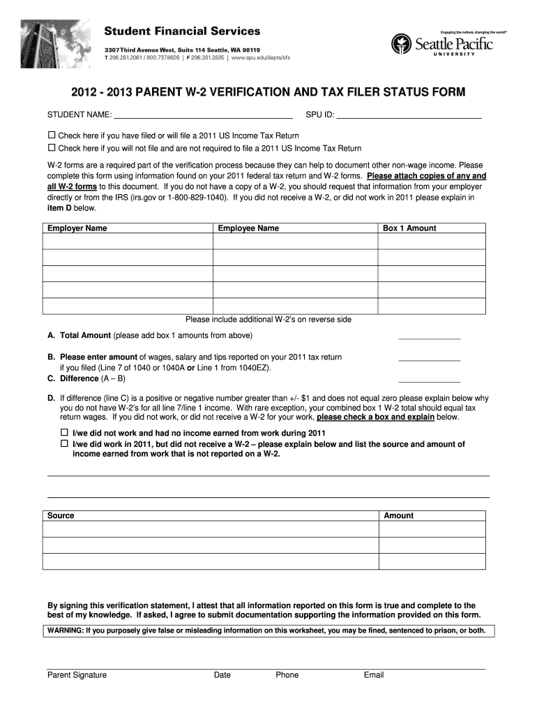 Fillable W2  Form