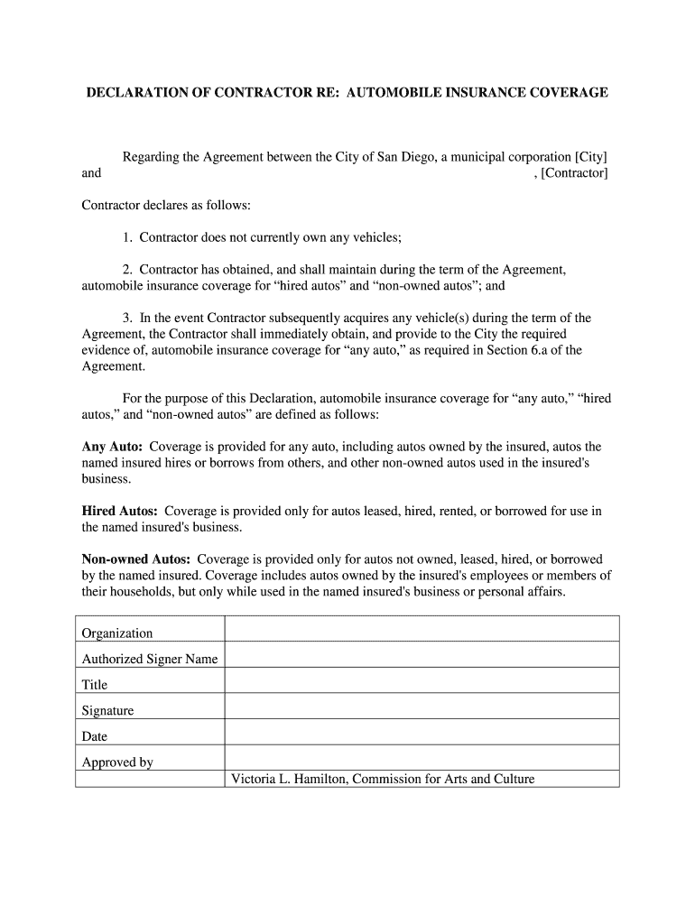 Renters Insurance Template  Form