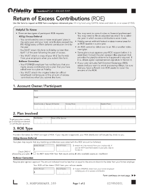 Fidelity Roe Form