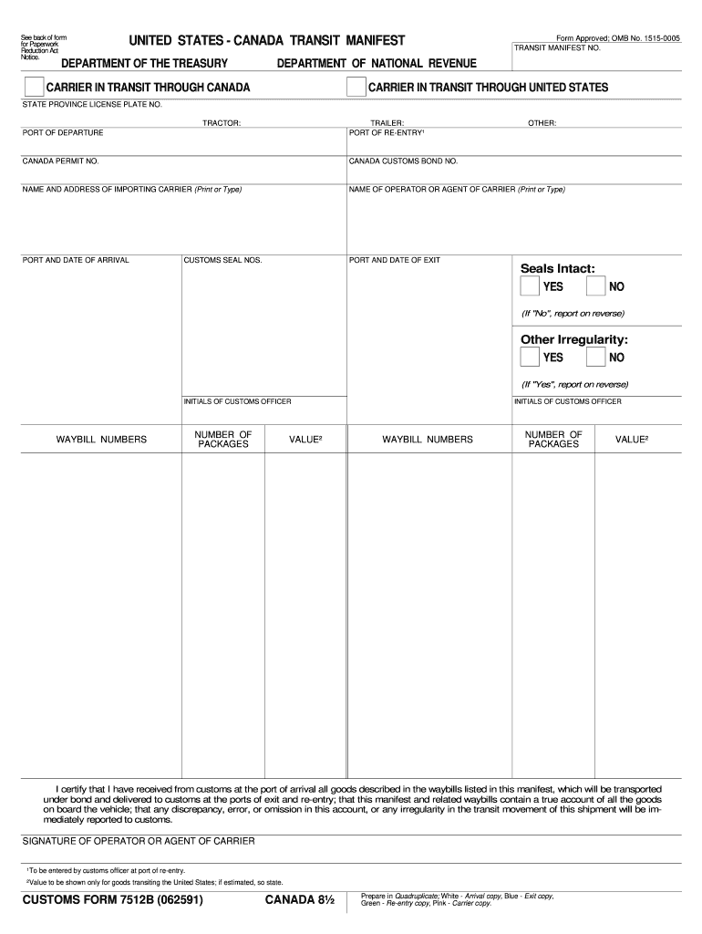 Get and Sign Truck Manifest Template  Form