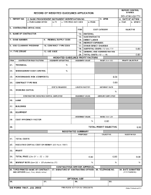 Dd 1547 Fillable  Form
