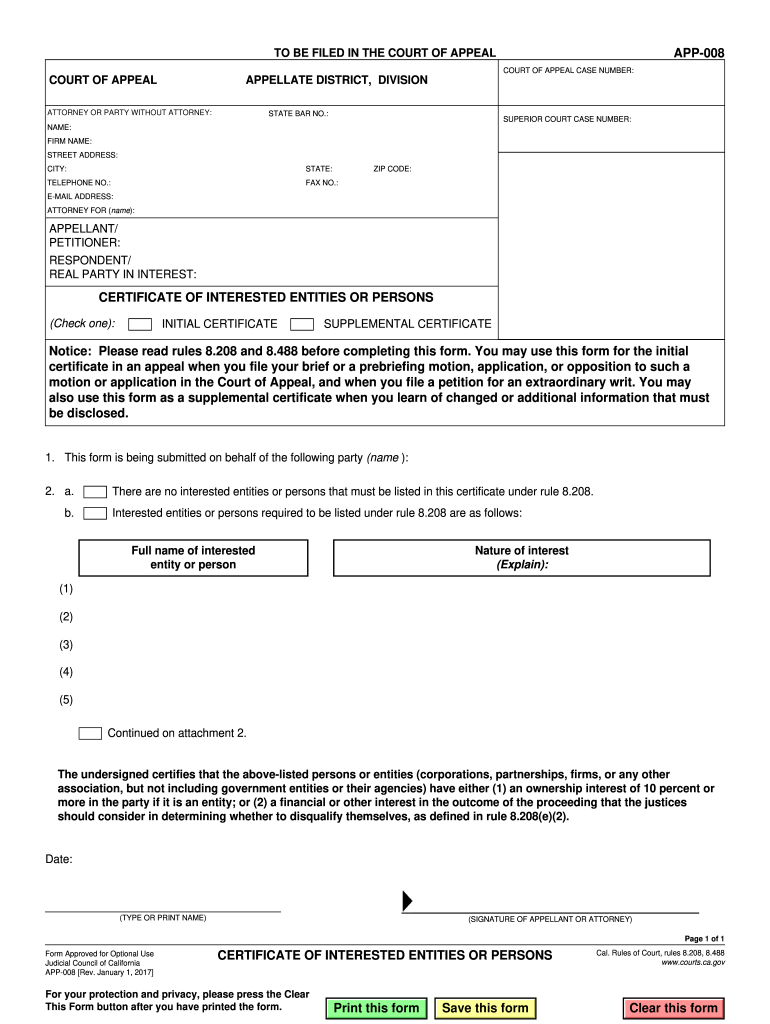  Interested Entities  Form 2009