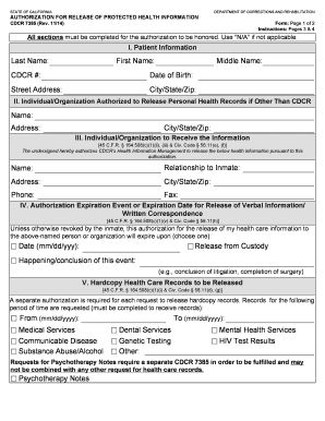  Cdcr 7385 Form 2019