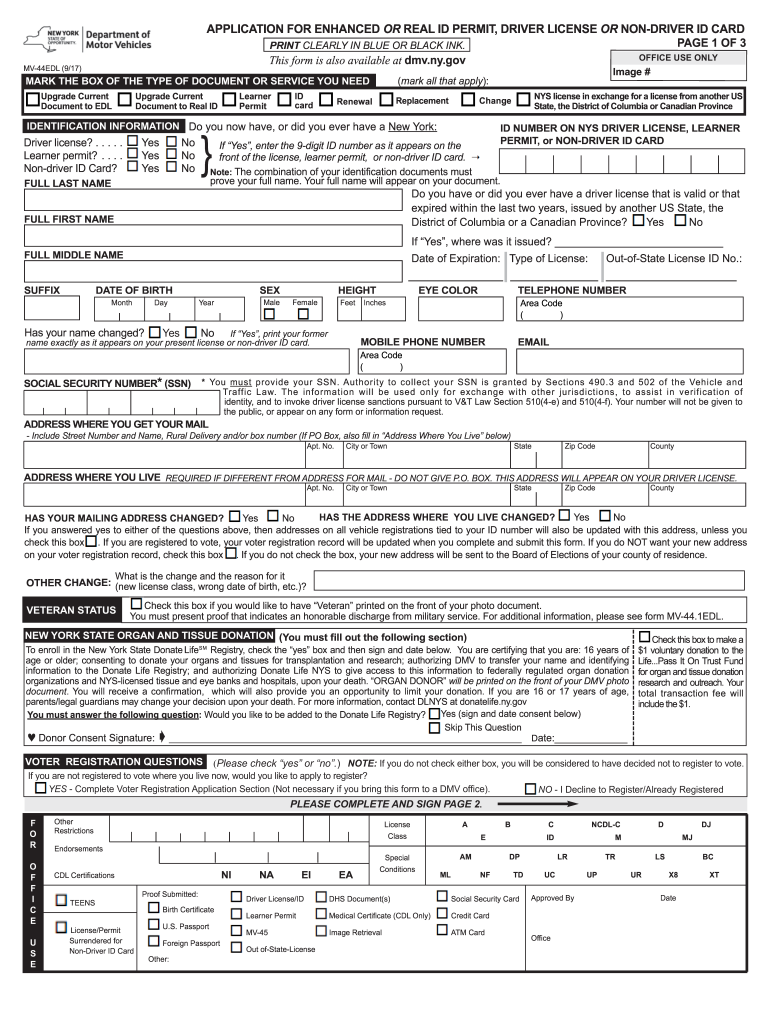  Enhanced License Ny 2017