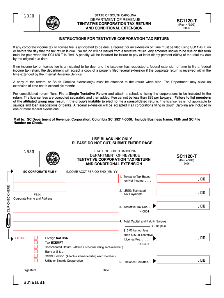 Fill in Sc1120  Form