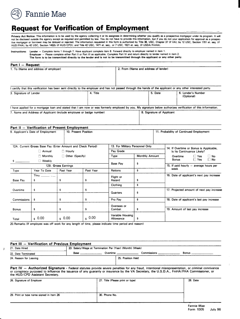 Form 1005