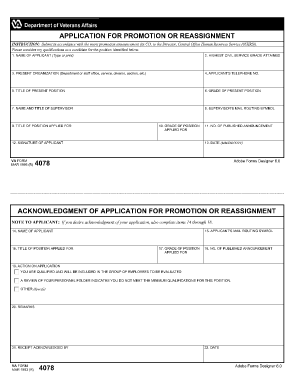 Va Form 5 4078