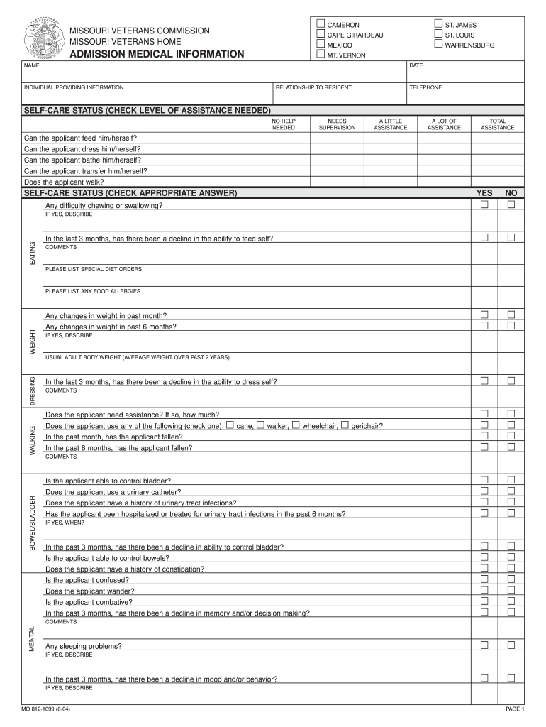  812 1099 Form 2004-2024