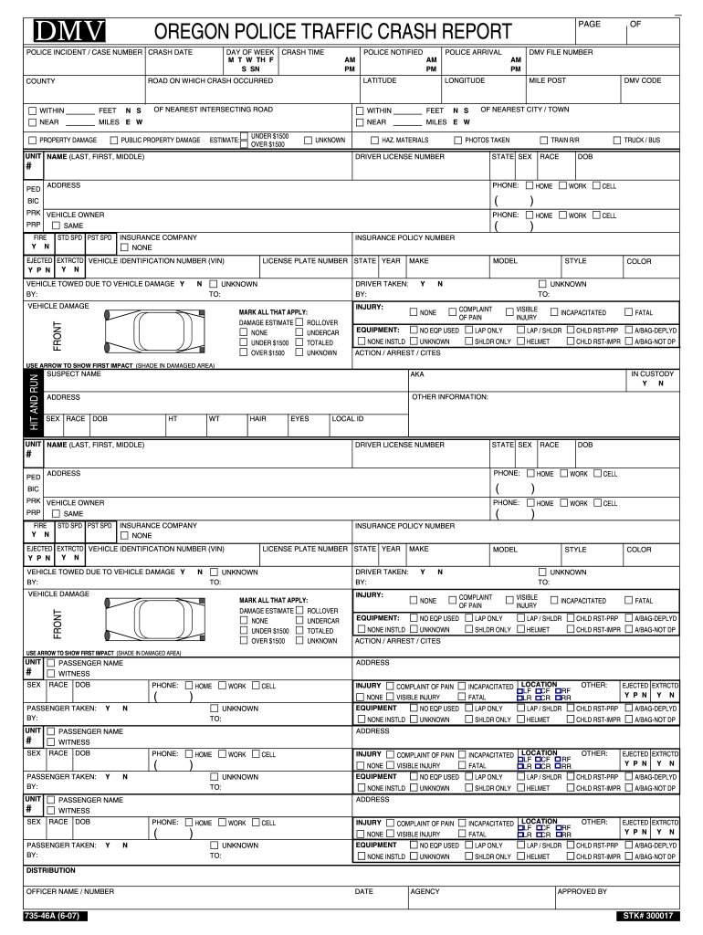 Get and Sign Dmv 735 46a Form 2007