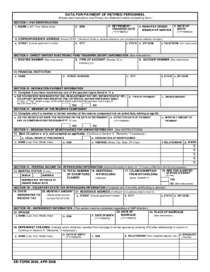 Dfas Forms