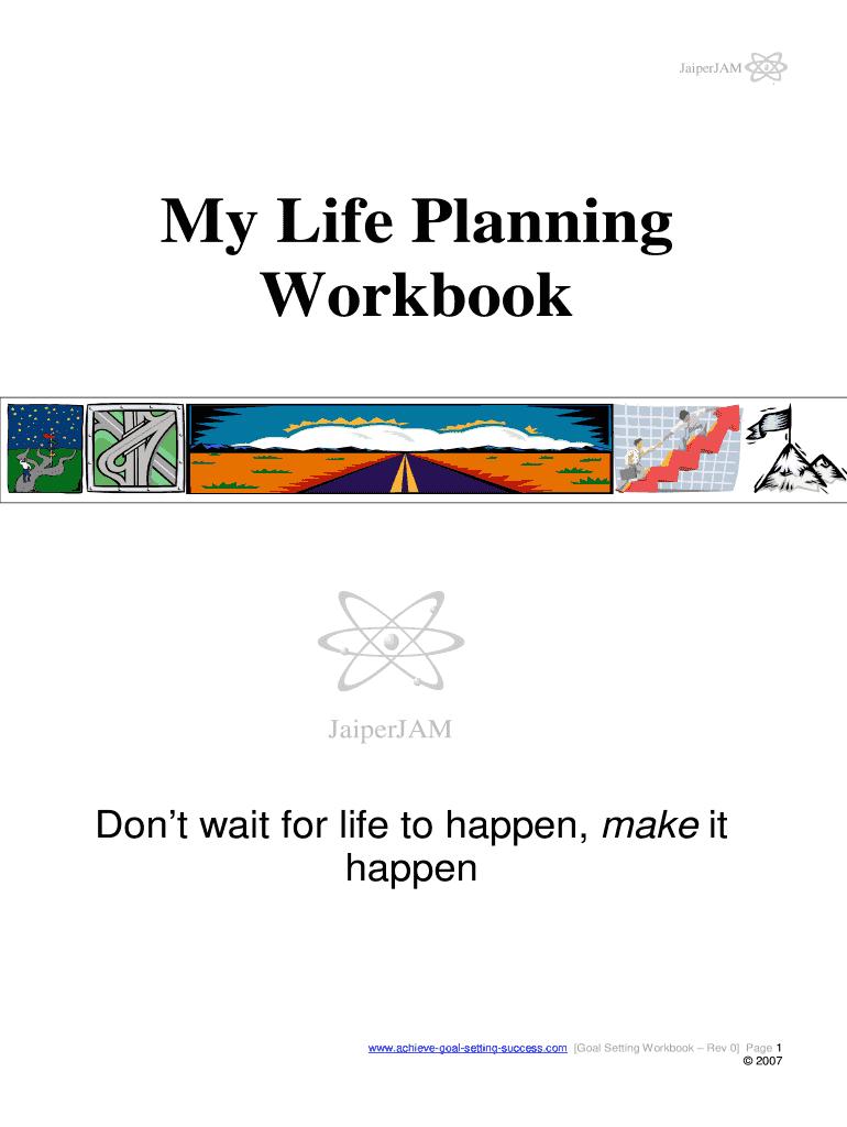 Life Planner Workbook PDF  Form