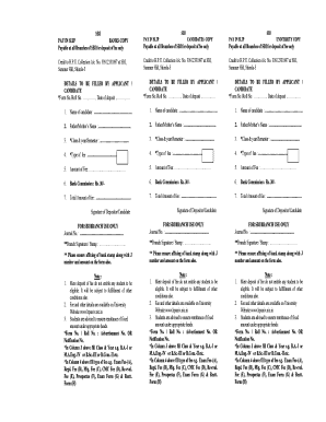 Sbi Salary Slip PDF  Form