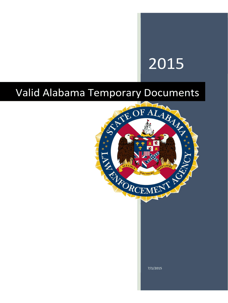 Alabama Temporary  Form