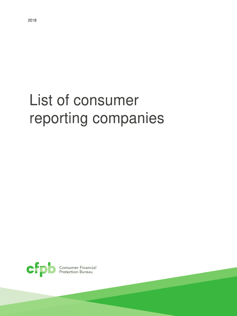 Consumer Reporting 2016