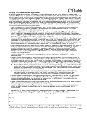 Uf Health Security  Form