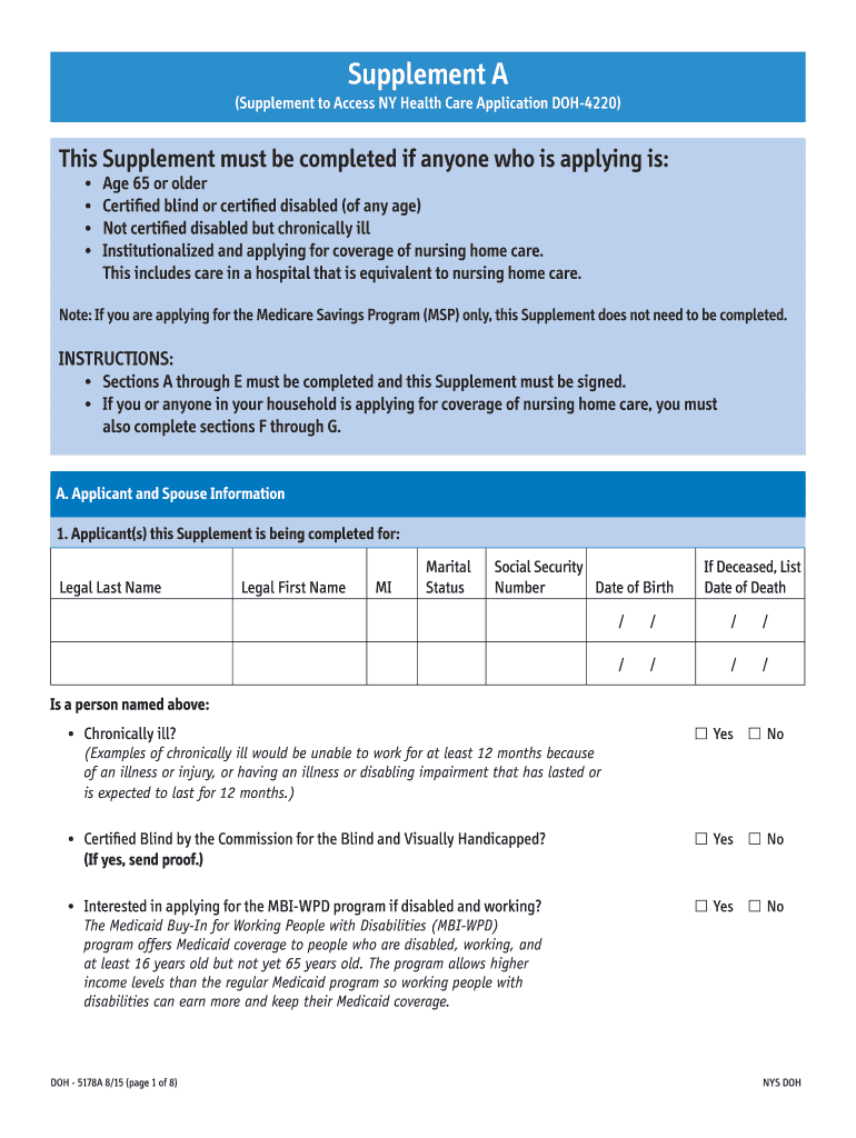 Doh 5178a Form