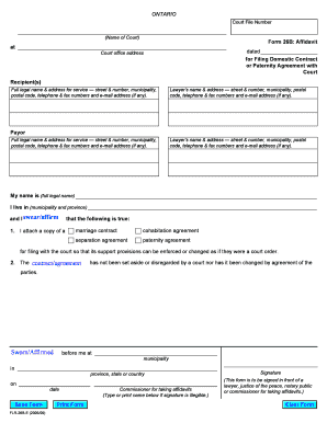 Form 26b Ontario