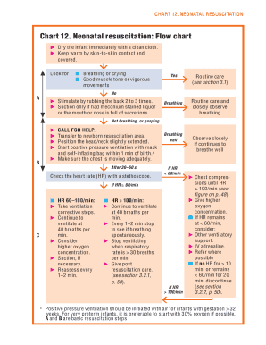 Neonatal Resuscitation Flow Chart  Form