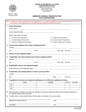  Filing Procedures for Corporations Secretary of State Georgia Gov Sos Ga 2016