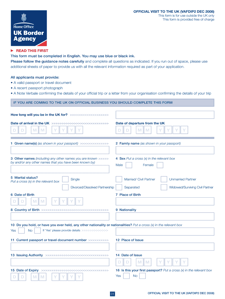 Get and Sign Uk Immigration and Migration Form 2008-2022