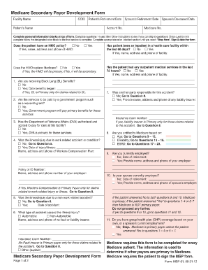 Medicare Secondary Payer Form