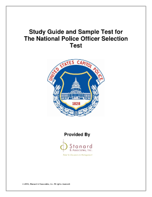 Police Examination on Line Examination  Form