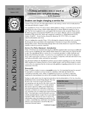 Wisconsin Buyers Guide PDF  Form