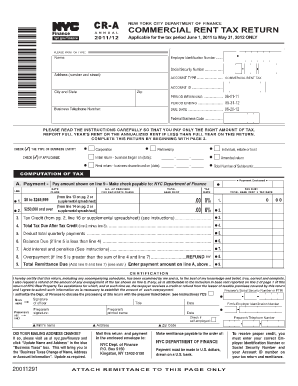  Nyc Commercial Rent Tax Form 2021