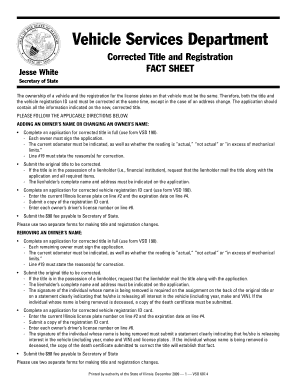 Illinois Form Vsd 190 PDF