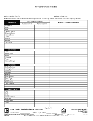 Nc Real Estate Form 415 Revised