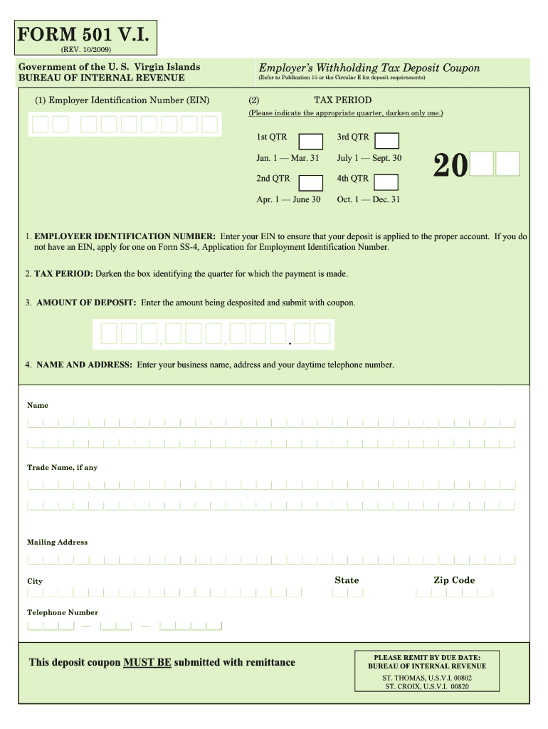  501 Vi  Form 2009