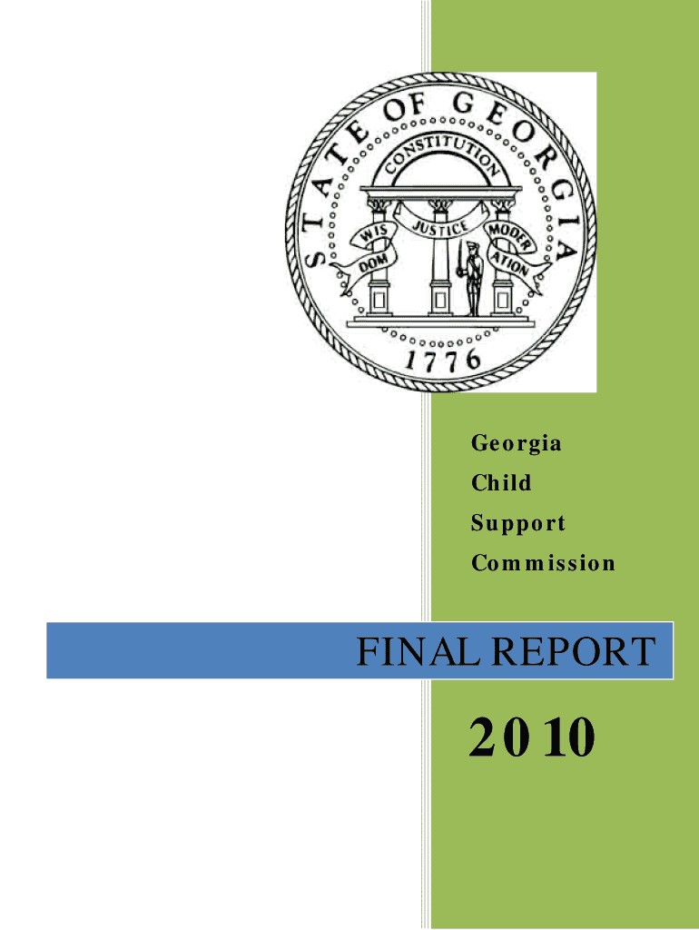 Georgia Fillable Child Support Addendum Form