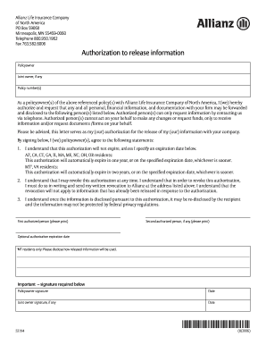 Allianz Form S2194