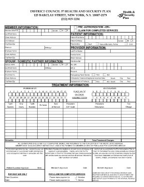 Dc37 Dental Forms