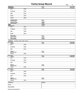 Husband&#039;s Father  Form