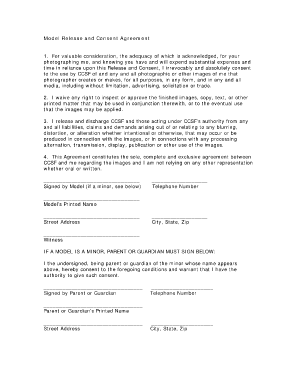 Shutterpoint Model Release Form