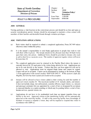 Nc Dc 949  Form