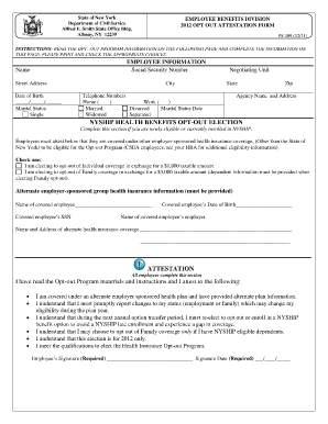 Nyship Opt Out Period Form