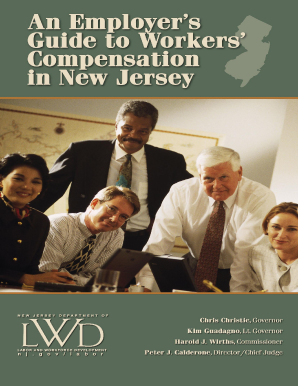  an Employer's Guide to Workers' Compensation in New Jersey Lwd Dol State Nj 2010