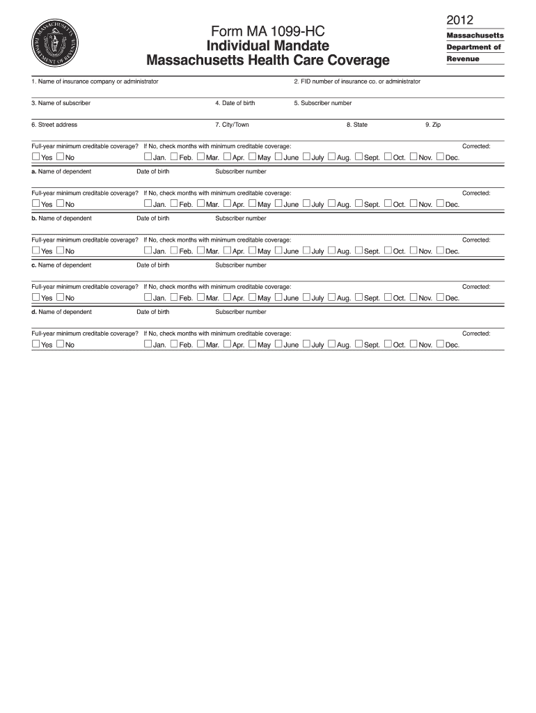  Form 1099 Hc 2019