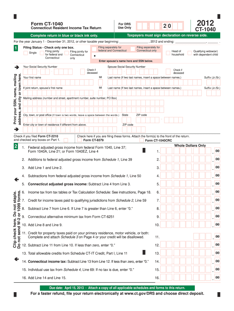  Ct Form 2020