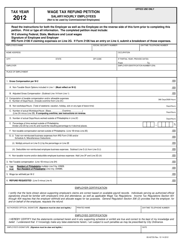  83 A272a Form 2019