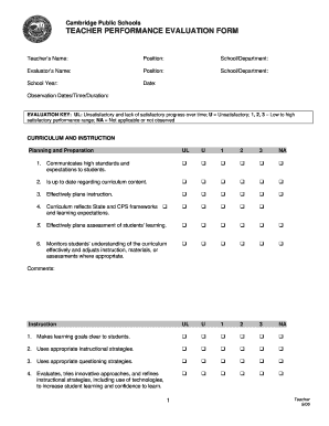 Curricula Evaluation Form Fill Out And Sign Printable Pdf