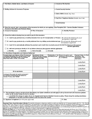 Va Form 29 0188